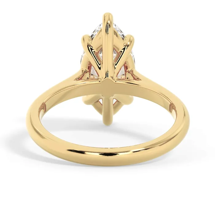 deBebians Rings Four Prong Solitaire Engagement Ring Setting deBebians Rings Four Prong Solitaire Engagement Ring Setting