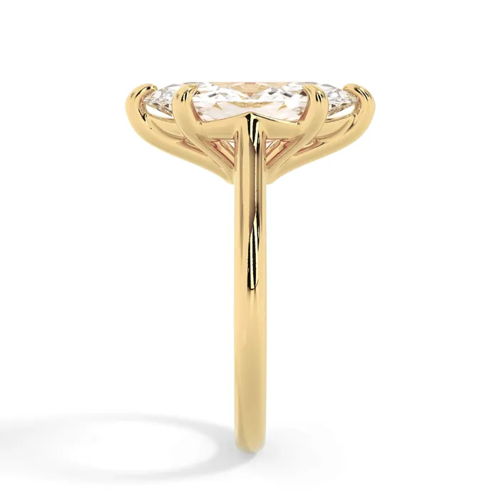 deBebians Rings Four Prong Solitaire Engagement Ring Setting deBebians Rings Four Prong Solitaire Engagement Ring Setting