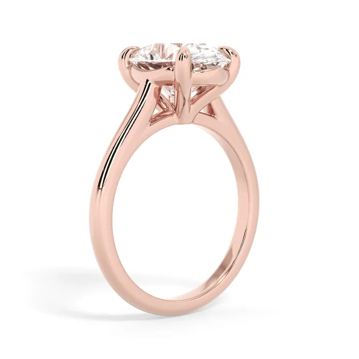 deBebians Rings Four Prong Solitaire Engagement Ring Setting deBebians Rings Four Prong Solitaire Engagement Ring Setting