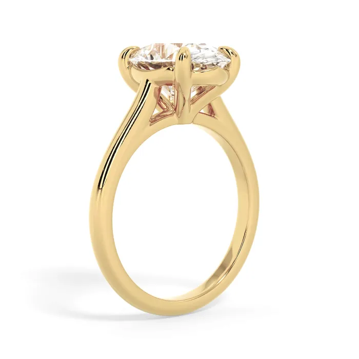 deBebians Rings Four Prong Solitaire Engagement Ring Setting deBebians Rings Four Prong Solitaire Engagement Ring Setting