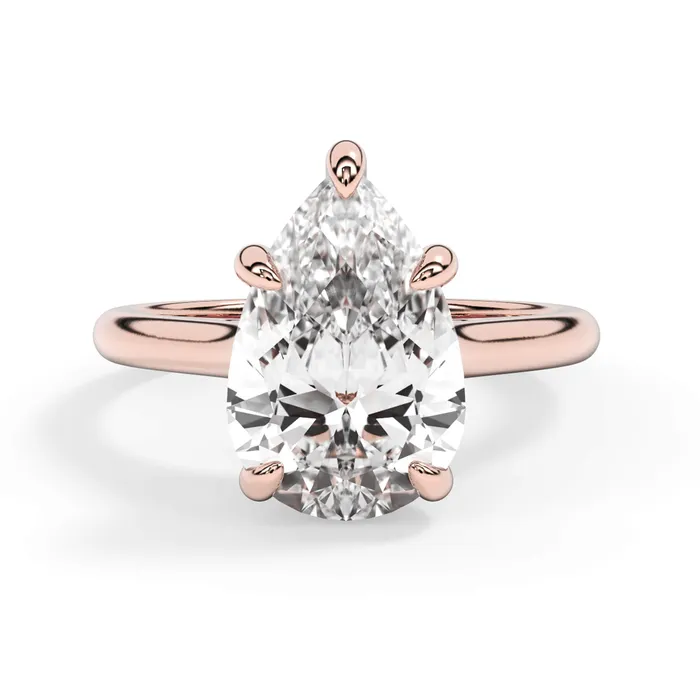 deBebians Rings Four Prong Solitaire Engagement Ring Setting deBebians Rings Four Prong Solitaire Engagement Ring Setting