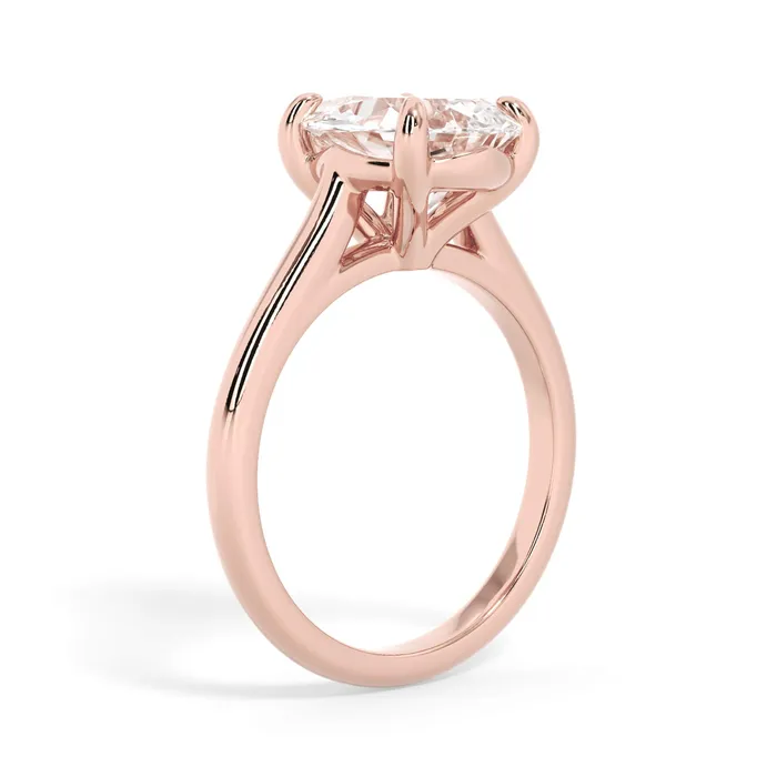 deBebians Rings Four Prong Solitaire Engagement Ring Setting deBebians Rings Four Prong Solitaire Engagement Ring Setting