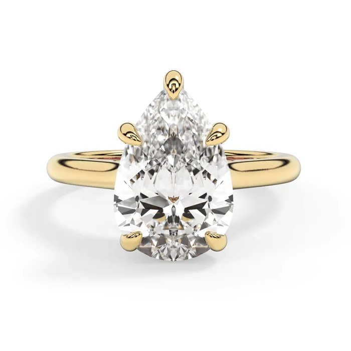 deBebians Rings Four Prong Solitaire Engagement Ring Setting deBebians Rings Four Prong Solitaire Engagement Ring Setting