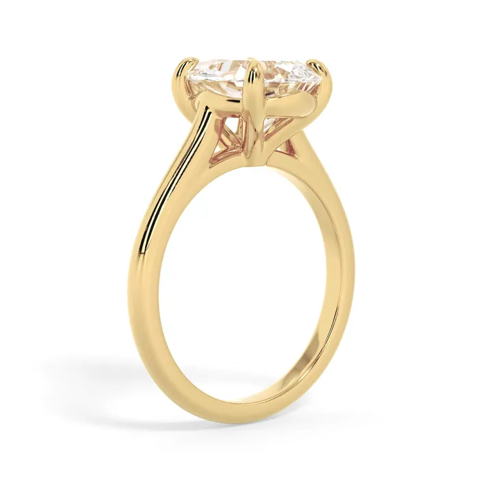 deBebians Rings Four Prong Solitaire Engagement Ring Setting deBebians Rings Four Prong Solitaire Engagement Ring Setting