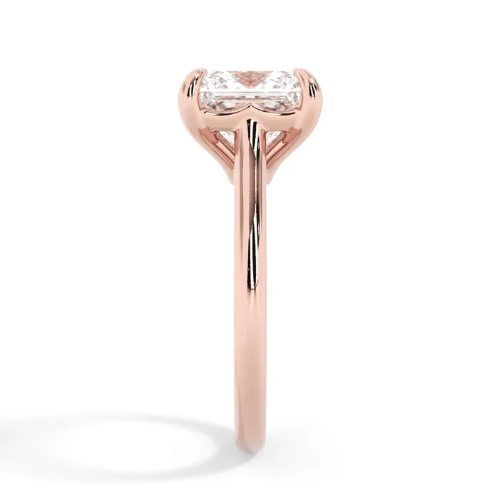 deBebians Rings Four Prong Solitaire Engagement Ring Setting deBebians Rings Four Prong Solitaire Engagement Ring Setting