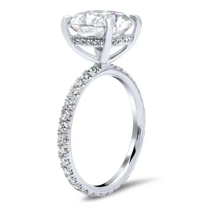 deBebians Rings Thin Pave Eternity Engagement Ring Setting Flush Set Design deBebians Rings Thin Pave Eternity Engagement Ring Setting Flush Set Design