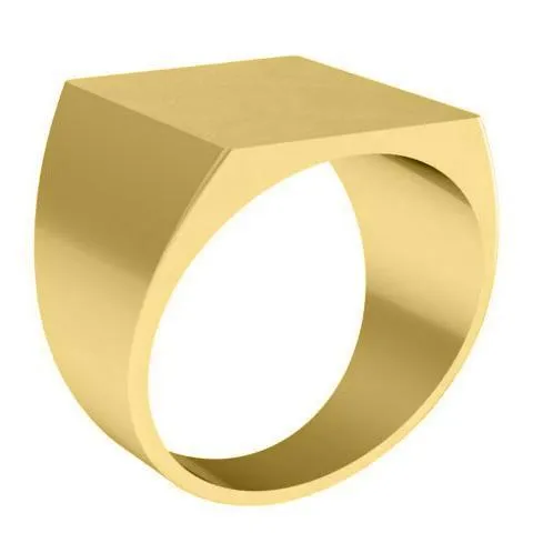 deBebians Square Face Signet Ring 18mm x 16mm Rings deBebians Square Face Signet Ring 18mm x 16mm Rings
