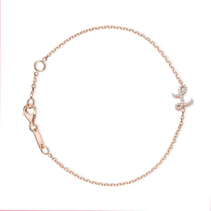 DIAMOND INITIAL BRACELET anitako Bracelets