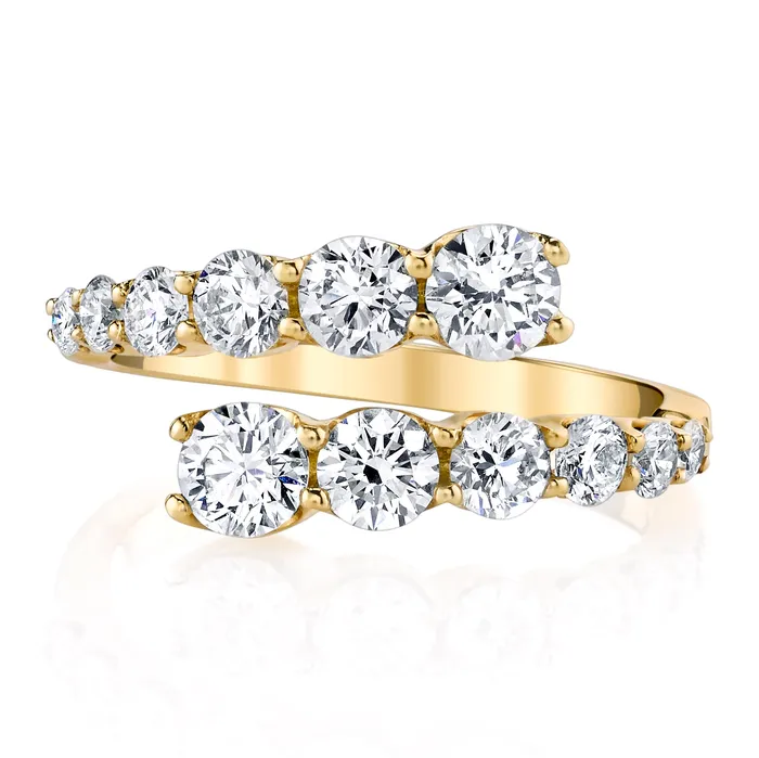 DIAMOND TWIST RING anitako Rings