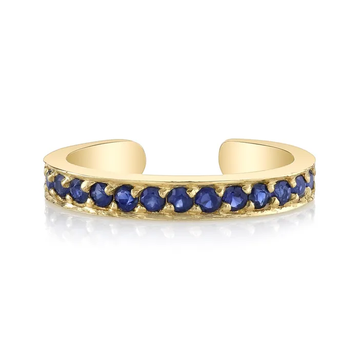 Earrings anitako SINGLE ROW BLUE SAPPHIRE EAR CUFF