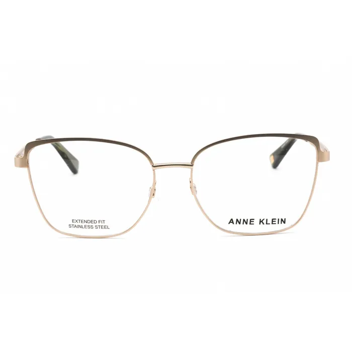 Earrings Anne Klein Womens Eyeglasses Gold Cat Eye Full Rim Metal Frame AK5094 710 Anne Klein