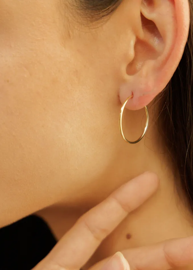 Earrings Bella Wren Jewelry Bella Hoop 20mm