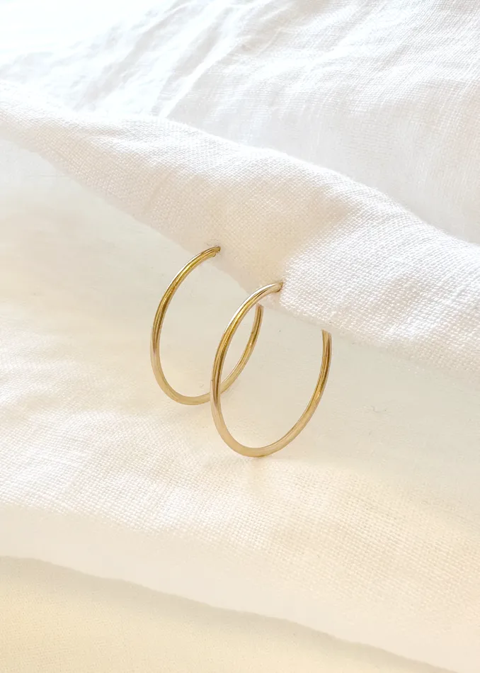 Earrings Bella Wren Jewelry Bella Hoop 20mm