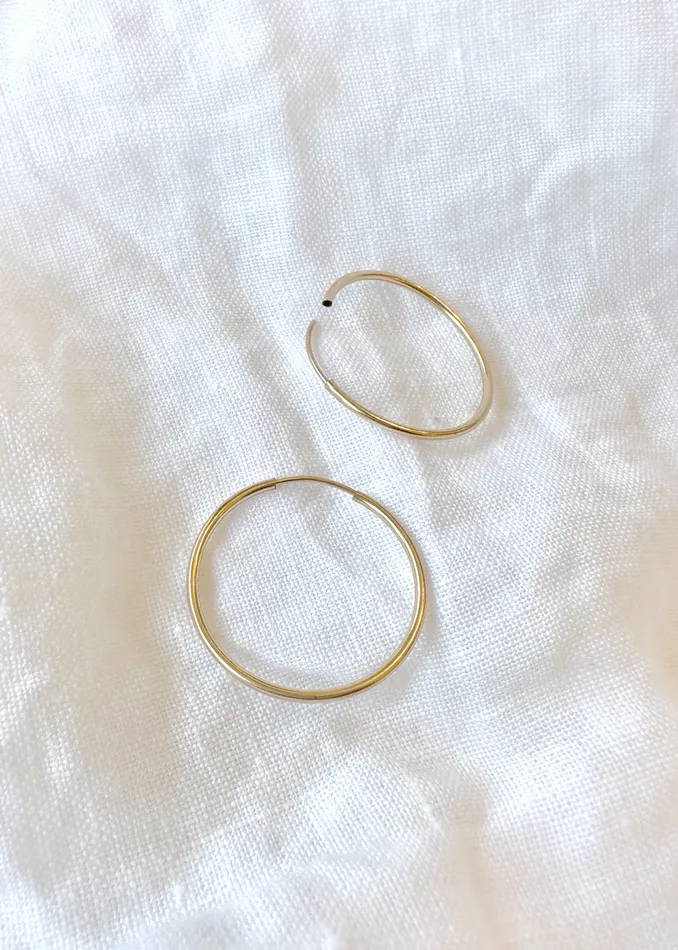 Earrings Bella Wren Jewelry Bella Hoop 20mm