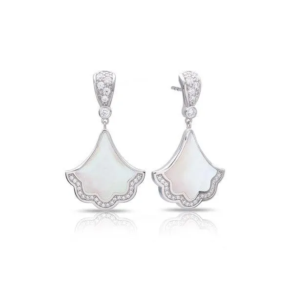 Earrings Belle Etoile Belle Etoile Astoria Earrings White MotherofPearl