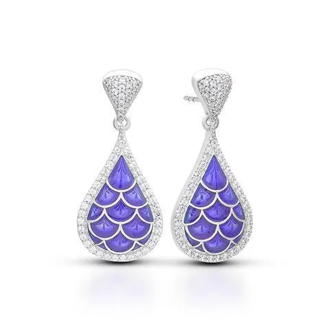 Earrings Belle Etoile Marina Earrings Purple Belle Etoile