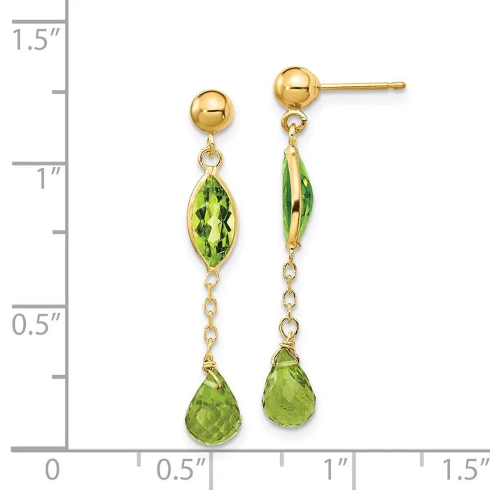 Earrings Jewelry 14K Peridot Post Earrings Earrings Jewelry 14K Peridot Post Earrings