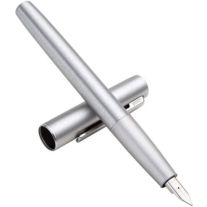 Earrings Lamy Lamy Fountain Pen Aion Olive Silver Brushed Aluminum Snapped On