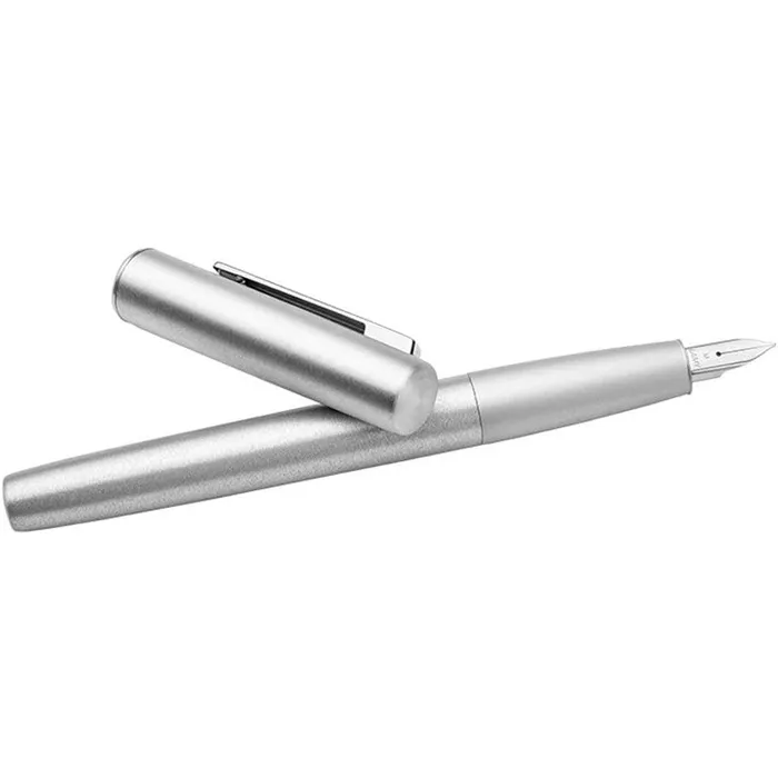 Earrings Lamy Lamy Fountain Pen Aion Olive Silver Brushed Aluminum Snapped On