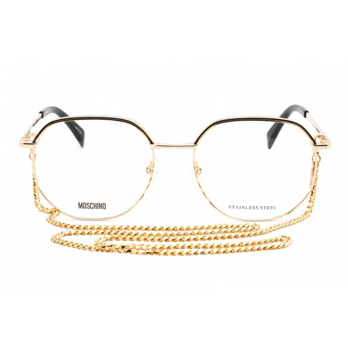 Earrings Moschino Moschino Womens Eyeglasses Rose Gold Full Rim Geometric Frame MOS542 0000 00