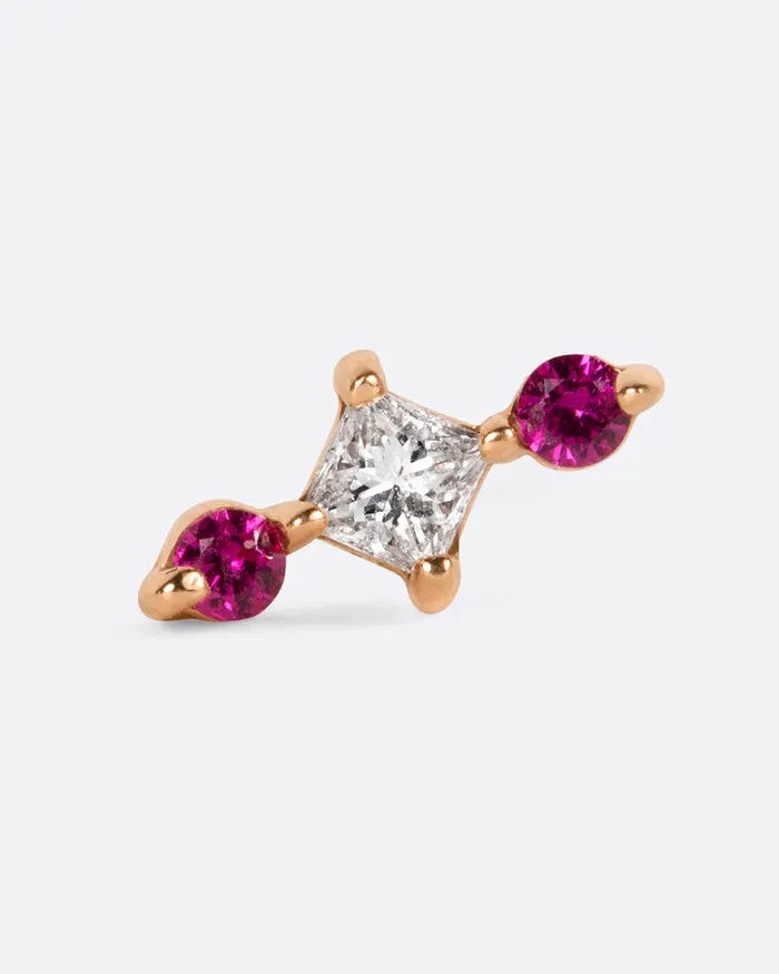 Earrings Pink Sapphire Juno Earring SELIN KENT