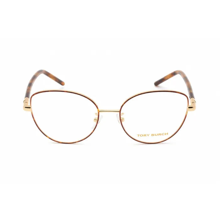 Earrings Tory Burch Tory Burch Womens Eyeglasses Shiny Gold Metal Cat Eye Full Rim Frame TY1073 3309