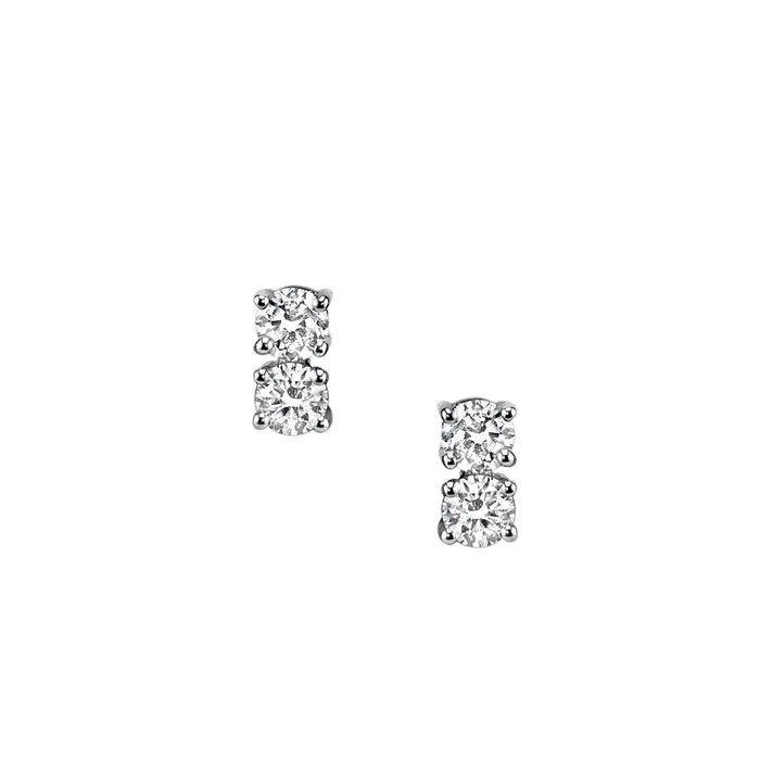 Earrings TWO DOT DIAMOND EARRINGS anitako