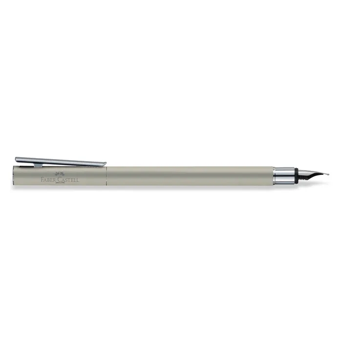 FaberCastell Bracelets FaberCastell NEO Slim Fountain Pen Matte Stainless Steel