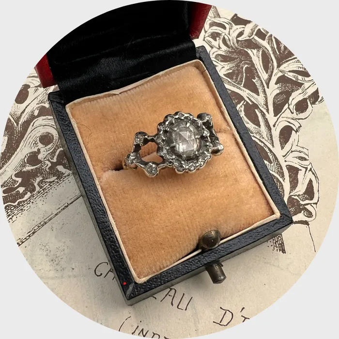 Georgian RoseCut Diamond Ring 21stfinds Rings