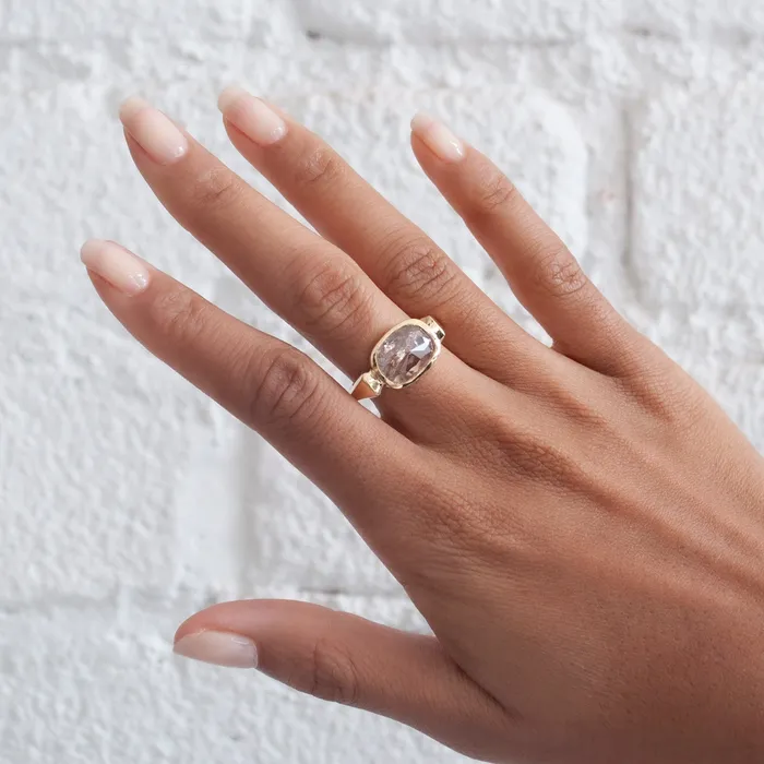 Golden Hour Diamond Ring Lauren Wolf Jewelry Rings