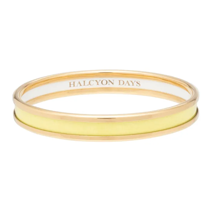 Halcyon Days PreStyled Sets Halcyon Days 6mm Buttercup Gold Bangle
