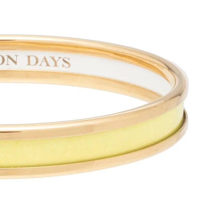 Halcyon Days PreStyled Sets Halcyon Days 6mm Buttercup Gold Bangle