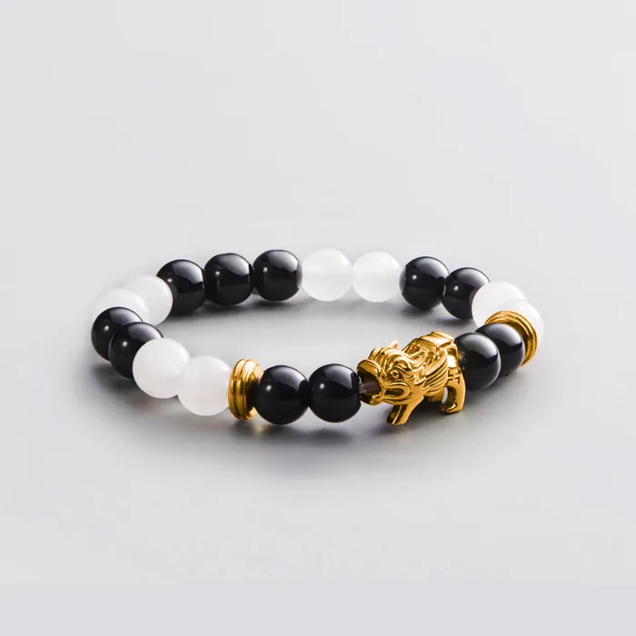 Hoseiki Jewelry Bracelets The Duality Jade Bracelet