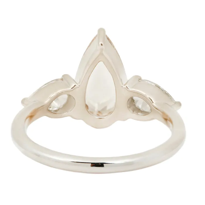 Illuminated Palace Three Stone Ring Lauren Wolf Jewelry Rings