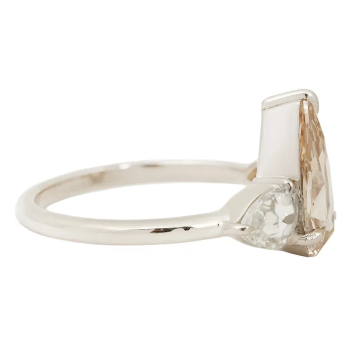 Illuminated Palace Three Stone Ring Lauren Wolf Jewelry Rings