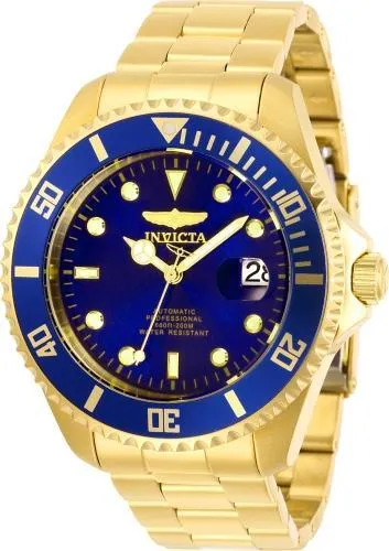 Invicta Bracelets Invicta Mens Automatic Watch Pro Diver Blue Dial Yellow Gold Bracelet 28949 Invicta Bracelets Invicta Mens Automatic Watch Pro Diver Blue Dial Yellow Gold Bracelet 28949