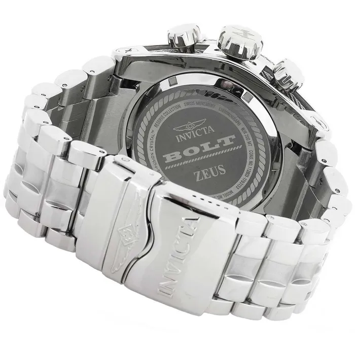 Invicta Bracelets Invicta Mens Chronograph Watch Reserve Bolt Zeus Silver Bracelet Diamond 30066 Invicta Bracelets Invicta Mens Chronograph Watch Reserve Bolt Zeus Silver Bracelet Diamond 30066