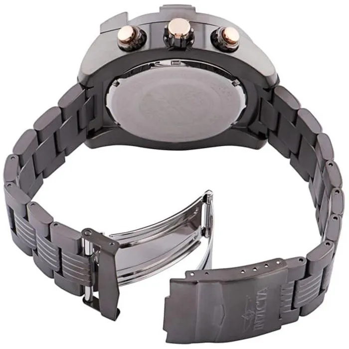 Invicta Bracelets Invicta Mens Quartz Watch Bolt Chrono Gunmetal Stainless Steel Bracelet 34579 Invicta Bracelets Invicta Mens Quartz Watch Bolt Chrono Gunmetal Stainless Steel Bracelet 34579