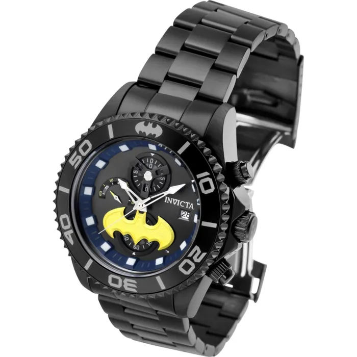 Invicta Bracelets Invicta Mens Watch DC Comics Batman Chronograph Black Stainless Steel 40843 Invicta Bracelets Invicta Mens Watch DC Comics Batman Chronograph Black Stainless Steel 40843