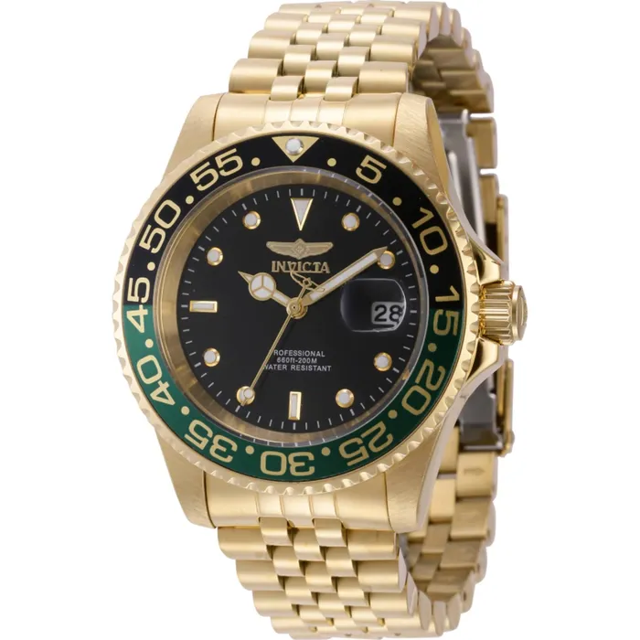 Invicta Bracelets Invicta Mens Watch Pro Diver Quartz Black Dial Yellow Gold Steel Bracelet 44526 Invicta Bracelets Invicta Mens Watch Pro Diver Quartz Black Dial Yellow Gold Steel Bracelet 44526