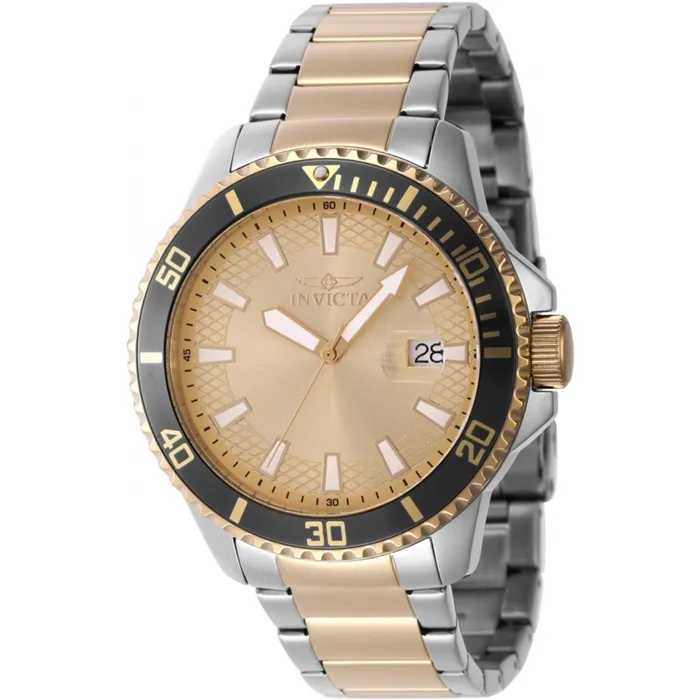 Invicta Bracelets Invicta Mens Watch Pro Diver Quartz Date Gold Tone Dial Two Tone Bracelet 46144 Invicta Bracelets Invicta Mens Watch Pro Diver Quartz Date Gold Tone Dial Two Tone Bracelet 46144