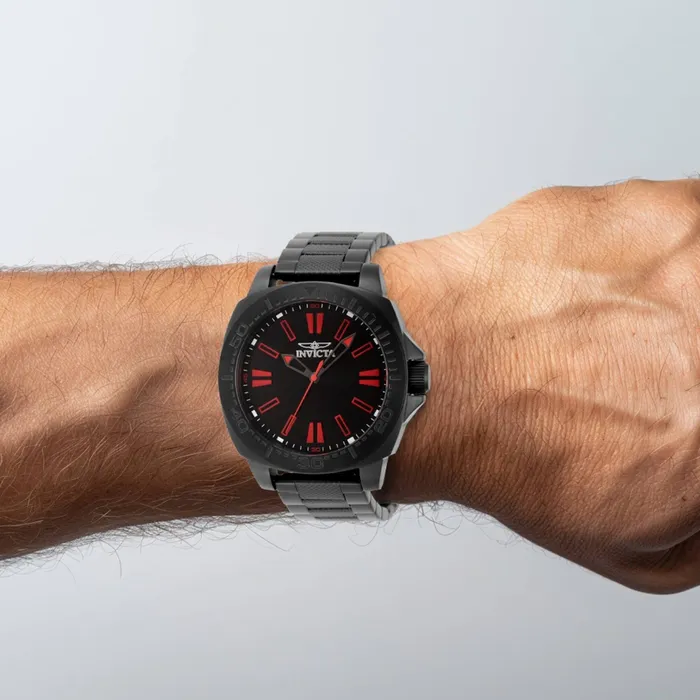 Invicta Bracelets Invicta Mens Watch Speedway Red Hour Markers Quartz Black Dial Bracelet 46315 Invicta Bracelets Invicta Mens Watch Speedway Red Hour Markers Quartz Black Dial Bracelet 46315