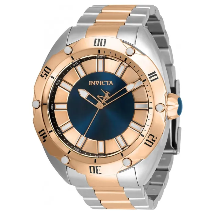 Invicta Bracelets Invicta Mens Watch Venom Blue and Rose Gold Tone Dial Two Tone Bracelet 33767 Invicta Bracelets Invicta Mens Watch Venom Blue and Rose Gold Tone Dial Two Tone Bracelet 33767