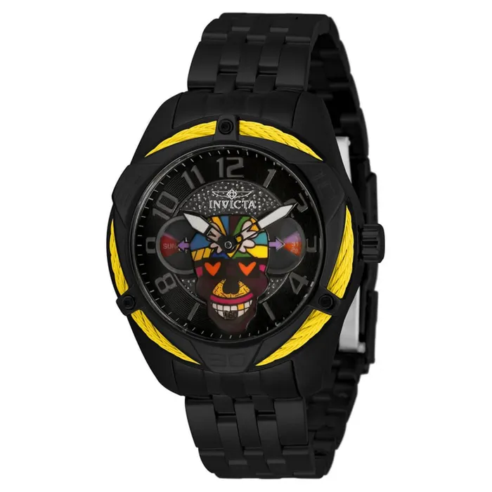 Invicta Bracelets Invicta Womens Quartz Watch Britto Chronograph Black Steel Bracelet 33522 Invicta Bracelets Invicta Womens Quartz Watch Britto Chronograph Black Steel Bracelet 33522