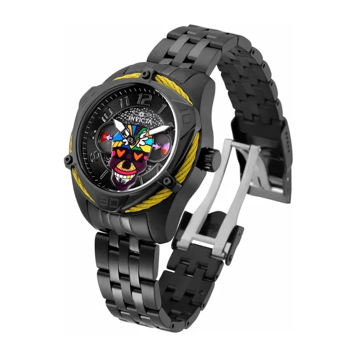 Invicta Bracelets Invicta Womens Quartz Watch Britto Chronograph Black Steel Bracelet 33522 Invicta Bracelets Invicta Womens Quartz Watch Britto Chronograph Black Steel Bracelet 33522