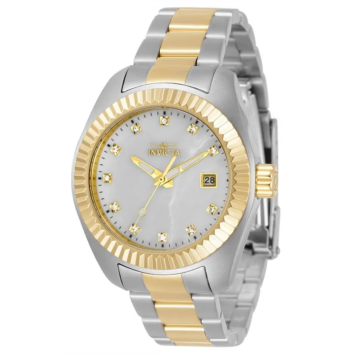 Invicta Bracelets Invicta Womens Quartz Watch Specialty White Dial Two Tone Bracelet 34444 Invicta Bracelets Invicta Womens Quartz Watch Specialty White Dial Two Tone Bracelet 34444