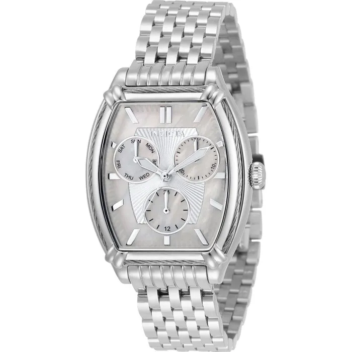 Invicta Bracelets Invicta Womens Quartz Watch Wildflower White MOP Dial Silver Bracelet 30861 Invicta Bracelets Invicta Womens Quartz Watch Wildflower White MOP Dial Silver Bracelet 30861