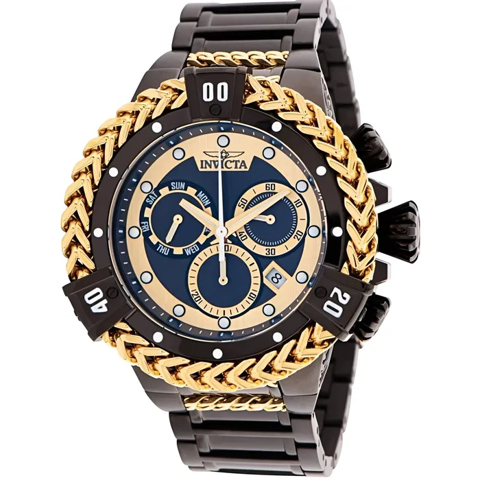 Invicta Invicta Mens Watch Bolt Chronograph Black and Gold Tone Dial Bracelet Dive 35569 Bracelets Invicta Invicta Mens Watch Bolt Chronograph Black and Gold Tone Dial Bracelet Dive 35569 Bracelets