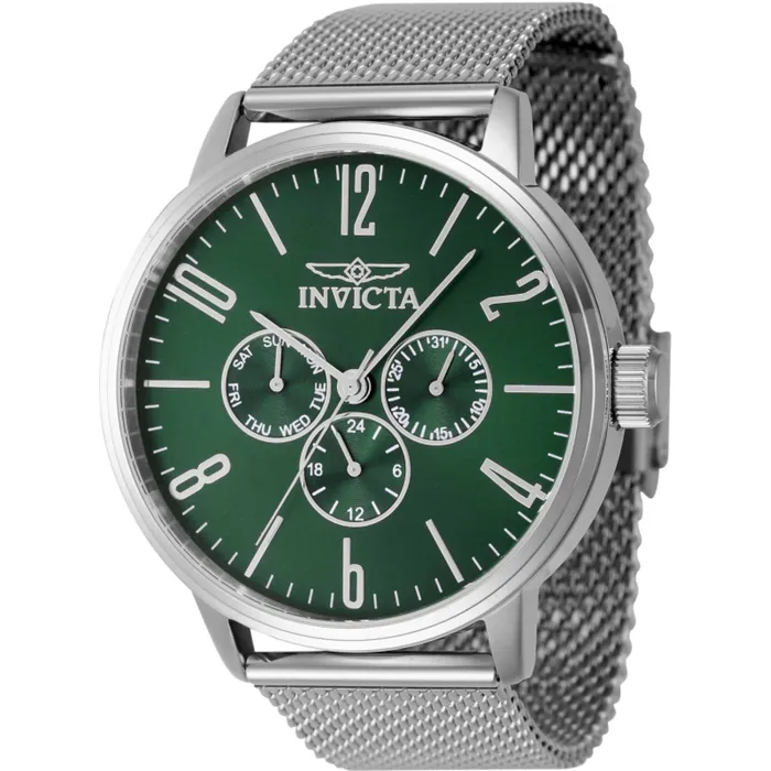 Invicta Invicta Mens Watch Specialty Green Dial Stainless Steel Mesh Bracelet 47120 Bracelets Invicta Invicta Mens Watch Specialty Green Dial Stainless Steel Mesh Bracelet 47120 Bracelets