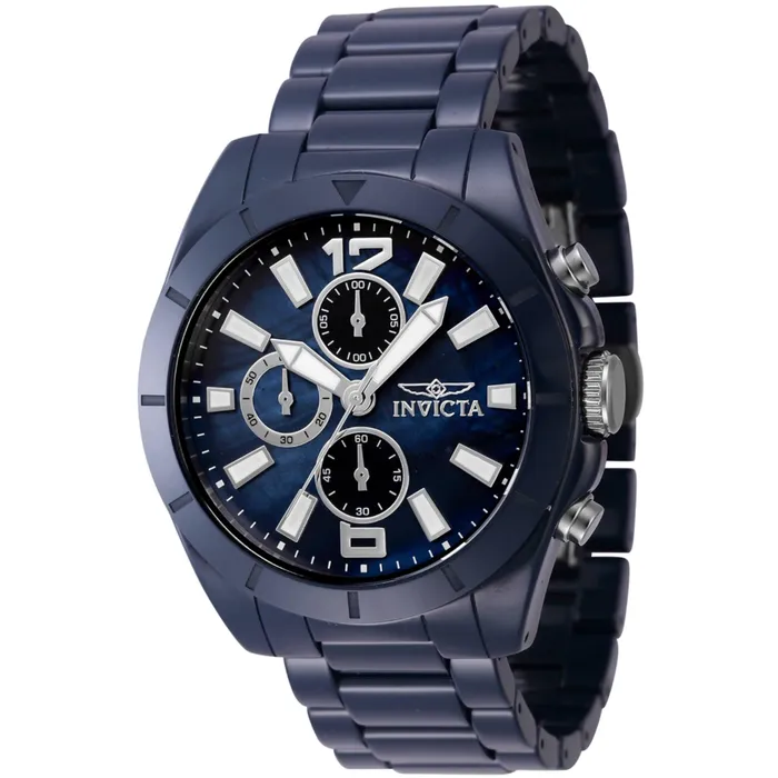 Invicta Mens Chronograph Watch Ceramics Quartz Blue Mother of Pearl Dial 47319 Invicta Watches Invicta Mens Chronograph Watch Ceramics Quartz Blue Mother of Pearl Dial 47319 Invicta Watches